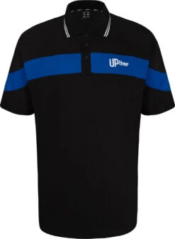 Uptheir So Clever Colour Block Polo - Black