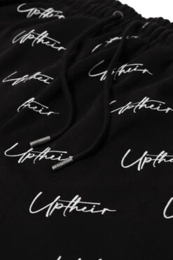 Uptheir Laugh Script Logo Joggers - Black -Famous Menswear Store tumbnail 8315b8ba 1c38 47af 93b4 2e2ed2ac6109
