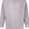 Double Two Long Sleeved Striped Shirt - Fine White