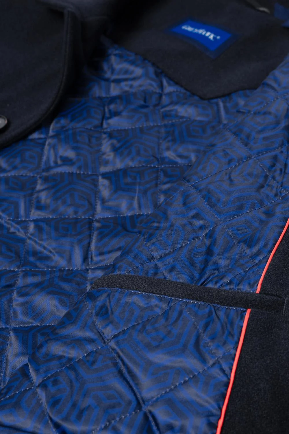 Grey Hawk TALL Workwear Style Wool Jacket - Navy 7 Grey Hawk TALL Workwear Style Wool Jacket - Navy - Image 5