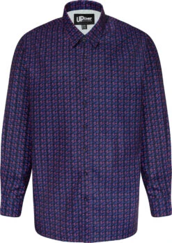 Uptheir Indus Mexican Skull Print Shirt - Dark Sapphire