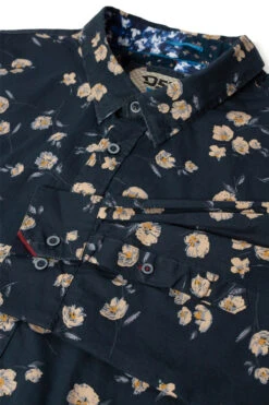 Duke D555 Rooksey Long Sleeve Floral Pattern Shirt - Dark Navy -Famous Menswear Store tumbnail 889c3b45 a64a 46ce 8d69 5e8d4090ee61