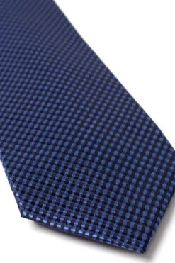 Uptheir All Over Diamond Neat Extra Long Tie - Navy