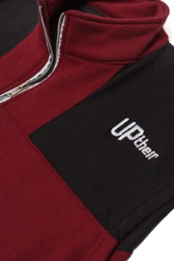 Uptheir The Roller Zip Through Gilet - Burgundy Black 9 Uptheir The Roller Zip Through Gilet - Burgundy Black -Famous Menswear Store tumbnail 8e7f0504 038d 4692 909d 1d46784f4922