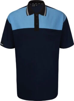 Uptheir Up To No Good Polo With Pocket Detail - Navy