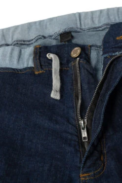 Uptheir Aragon TALL Ribbed Waistband Denim Shorts Dark Blue -Famous Menswear Store tumbnail 91f6cb99 f91d 45c9 b9fa b10c4fe28905