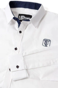 Uptheir Ziggy Formal Long Sleeved Shirt - White -Famous Menswear Store tumbnail 92dda542 8bf6 4a45 aa56 fe5e8f9a3608