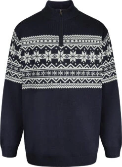 Uptheir Dove Half Knit Jumper - Sapphire -Famous Menswear Store tumbnail 93b7be07 1c35 4f07 801e a47341a2e287