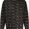 Uptheir Yule All Over Gold Foil Print Shirt - Black -Famous Menswear Store tumbnail 949e3b20 5c72 41f5 bf22 78c61825f232 1
