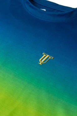 Uptheir Vibe Two TALL Fade Effect Curved Hem Tee - Green -Famous Menswear Store tumbnail 94a7ecbb ad9e 4f48 b945 e30a46d97830