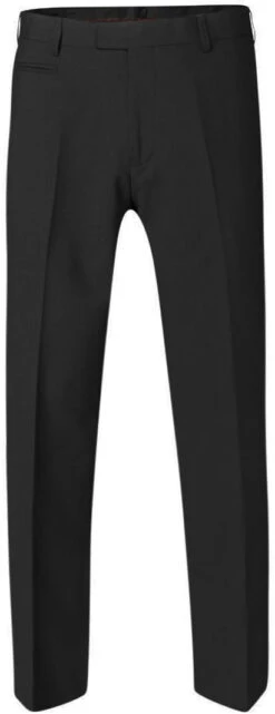 Uptheir Harris Formal Suit Trousers - Black