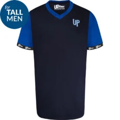 Uptheir Octagon Two TALL V-Neck Cut And Sew T-Shirt - Navy -Famous Menswear Store tumbnail 9728178e d176 400a a26b b47ad1614d27