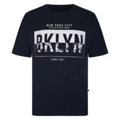 Featured Products 3 Kam NYC Brooklyn 2 Pack Crew Neck T-Shirts - Black Navy