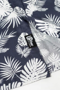 Uptheir Danes Botanical Leaf Print SS Shirt - Navy -Famous Menswear Store tumbnail 9d0ed94a d20a 46e7 a9bd 8c8c02ff156a
