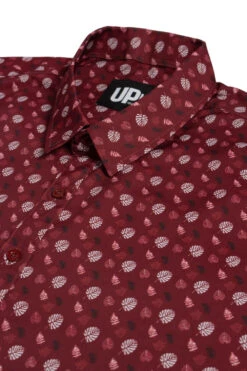 Uptheir Terek All Over Botanical Print Shirt - Cabernet -Famous Menswear Store tumbnail 9d8ab35f ba20 408d a862 8bcfe83a7f0e
