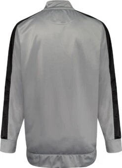 Uptheir Tribulations Zip Through Poly Track Top - Grey