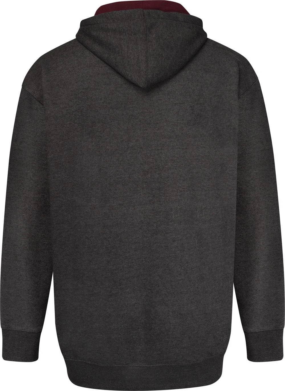 Kam Overhead Embossed Logo Hoodie - Charcoal