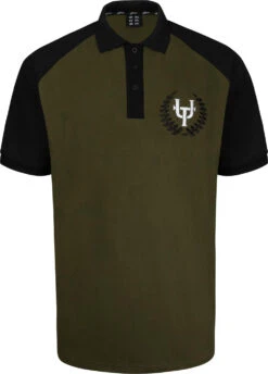 Uptheir Cool Whip Polo With Embroidered Logo - Olive