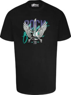 Uptheir Strange Rock Guitar Graphic Print T-Shirt - Black -Famous Menswear Store tumbnail 9f76f9b4 887a 450f b43b 28c0874fcb1f