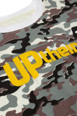 Uptheir Flok Camouflage Print Crew Neck T-Shirt - Green -Famous Menswear Store tumbnail 9f9ca663 939c 411f 92e8 419f97a83a27