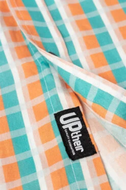 Uptheir Holmes Short Sleeve Checked Shirt - Green -Famous Menswear Store tumbnail a1fc808d 99a4 4ff4 b432 499686f33cb1