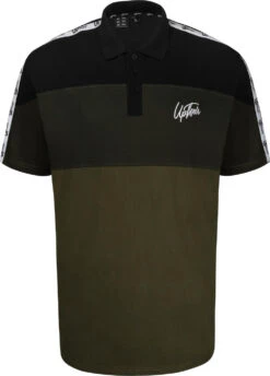 Uptheir Rumour Has It Polo With Branded Taping - Olive