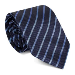 Uptheir Classic Diagonal Striped Extra Long Tie - Navy -Famous Menswear Store tumbnail a534d180 70ba 411d a85a a599c6fb0701