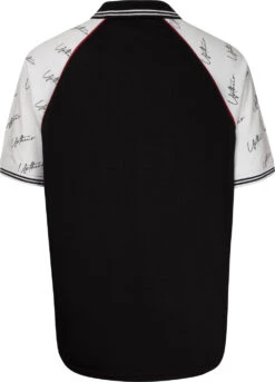 Uptheir Jace Tipped Polo With Contrast Piping - Black