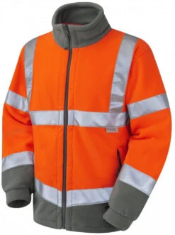 Leo Hartland Fleece Jacket - Orange