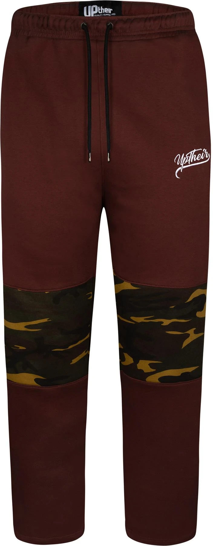 Uptheir Helston Camouflage Panel Joggers - Brown 4 Uptheir Helston Camouflage Panel Joggers - Brown - Image 2