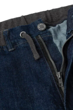 Uptheir Arwen TALL Ribbed Waistband Denim Shorts - Indigo Wash -Famous Menswear Store tumbnail a817180f d90b 4cfd 834a 6b3a54b87ad6