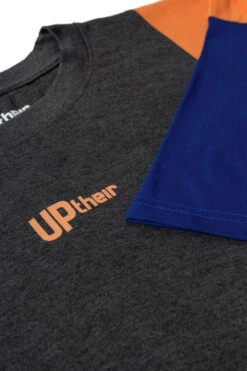 Uptheir Square Vertical Cut And Sew Block T-Shirt - Grey -Famous Menswear Store tumbnail adc1d955 6232 495b 8320 1e647df09d9b