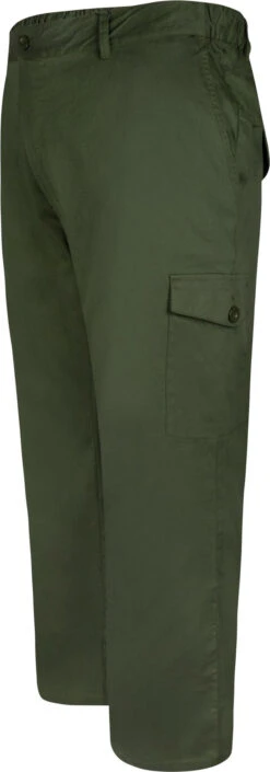 Uptheir Mali Elasticated Waist Cargo Pants - Jungle Green