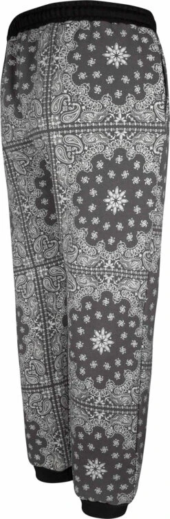 Uptheir Cracker Bandana Print Joggers - Grey