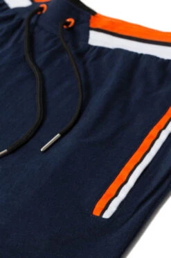 Uptheir Gambit TALL Contrast Waist Jersey Shorts - Navy -Famous Menswear Store tumbnail b1baf2fe aaab 4bd9 ab56 23529098d26f