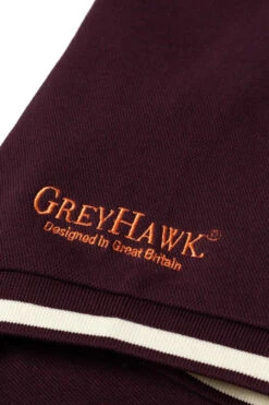 Grey Hawk TALL Shield Badge Pique Polo Shirt - Wine -Famous Menswear Store tumbnail b2f4e673 39ba 4303 a572 4ed4f8cc2ab7