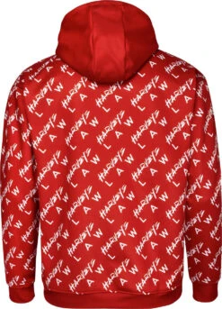 Uptheir Get Serious All Over Print Overhead Hoody - Red -Famous Menswear Store tumbnail b37de241 6113 4083 98f0 aa05a33b7999