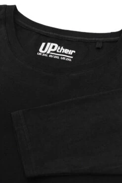 Uptheir Fig Mens Long Sleeve T-Shirt - Black 7 Uptheir Fig Mens Long Sleeve T-Shirt - Black -Famous Menswear Store tumbnail b4fb0364 bc33 462f 9f1f f0f1ed6cb682