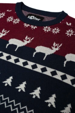 Uptheir Willow Isle Knit Christmas Sweater - Navy -Famous Menswear Store tumbnail b50e1818 bd38 4e6e 8279 4bf313a6cafc