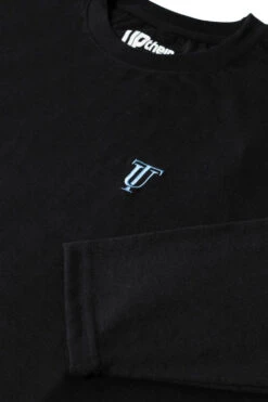 Uptheir Ashbluff Long Sleeve Plain Design Tee - Black -Famous Menswear Store tumbnail b5559090 1bde 40f9 b854 50ae1148bbb7