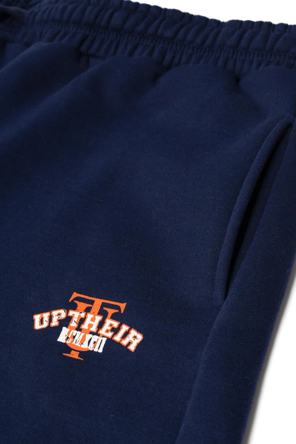 Uptheir Aiskew Roman Numeral Graphic Joggers - Dark Sapphire 5 Uptheir Aiskew Roman Numeral Graphic Joggers - Dark Sapphire - Image 3