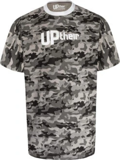 Uptheir Flok Camouflage Print Crew Neck T-Shirt - Grey 6 Uptheir Flok Camouflage Print Crew Neck T-Shirt - Grey -Famous Menswear Store tumbnail b5cfe3e2 6945 4f0f 87ad 04383078ca05