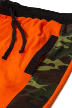 Uptheir Pryde TALL Camo Panel Jersey Shorts - Orange -Famous Menswear Store tumbnail b68fde16 ad60 47cf b7e8 d504bb12703b
