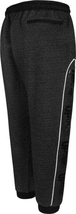 Uptheir Pierce Branded Tape Panel Joggers - Charcoal