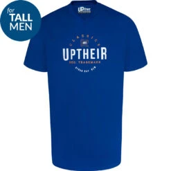 Uptheir Thanos Two TALL V-Neck Logo Print T-Shirt - Blue -Famous Menswear Store tumbnail b744098d a5fe 49ee b439 d208cce1dab3