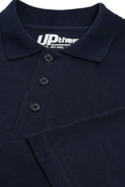 Uptheir Cyprus TALL Long Sleeve Polo Shirt - Navy -Famous Menswear Store tumbnail b8bf9b24 2e8f 40ee 9149 2c417d22c24a