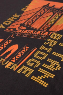 Espionage Manhatten Graphic Print T-Shirt - Charcoal -Famous Menswear Store tumbnail b9e814be 1a74 4c89 a6ff 077e149e987c