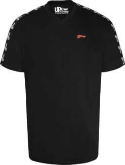 Uptheir Tri Two Shoulder Tape V-Neck T-Shirt - Black 6 Uptheir Tri Two Shoulder Tape V-Neck T-Shirt - Black -Famous Menswear Store tumbnail b9f64a79 fe53 4cd4 9a29 68f0c404cc65