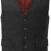Uptheir Harris Single Breasted Formal Waistcoat - Black -Famous Menswear Store tumbnail bc8ea56d b979 4ecf a93f 3c1763ab12fc