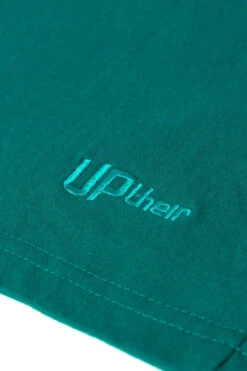Uptheir Danver TALL Core Logo Shorts - Green -Famous Menswear Store tumbnail bc95878e 6c8f 4d7f 9c3a 729709c32f2a